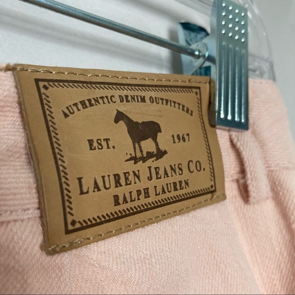 Ralph Lauren Jeans Co Pale Peach High Waisted Jeans - Picture 13 of 13